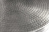 Bowl ORIENT with lid 40cm aluminum silver