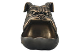 Decoration sculpture BULLDOG 30cm bronze with storage compartment