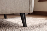 Sleeping chair SMART MULTIFUNCTION 140cm velvet champagne