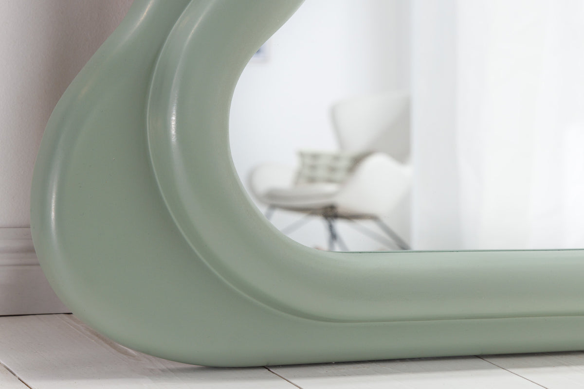 Wall mirror CURVY 160cm sage green – Invicta Interior