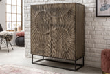 Highboard SCORPION 120cm 3D acacia grey