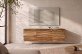 Sideboard RELIEF 175cm hängend Akazienholz natur