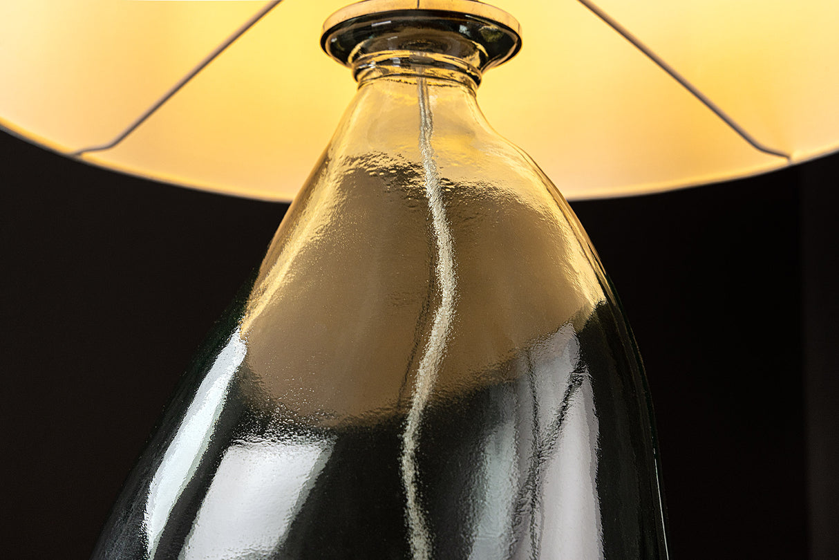 Table lamp CLASSIC 40cm white lampshade recycled glass