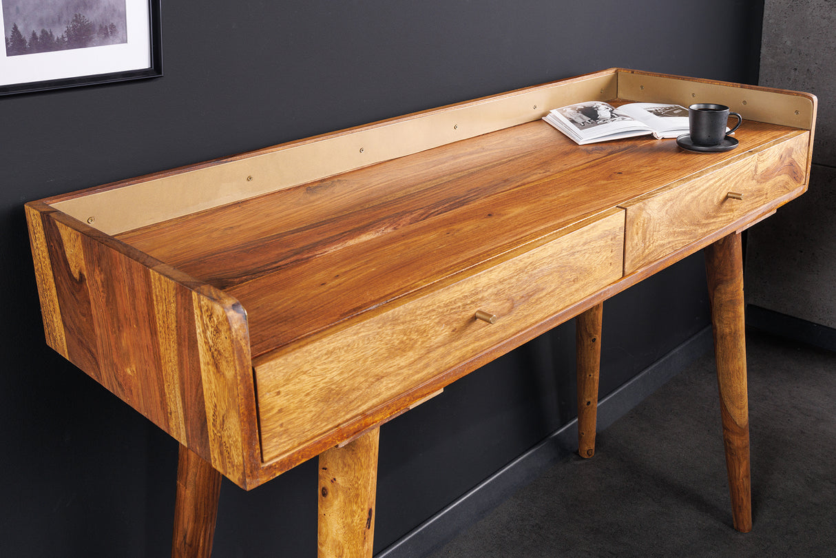 Desk BEAUTY BY NATURE 110cm sheesham wood