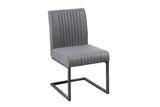 Cantilever chair BIG ASTON microfibre vintage grey