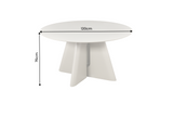 Esstisch ORGANIKO 120cm rund greige beige