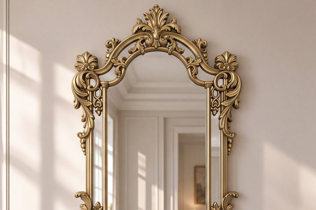 Wall mirror OPULENT 150cm gold