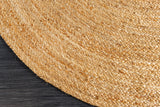 Teppich PURE NATURE 160x230cm Jute natur oval