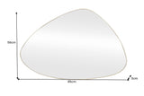 Wall mirror NOEMI 85cm gold