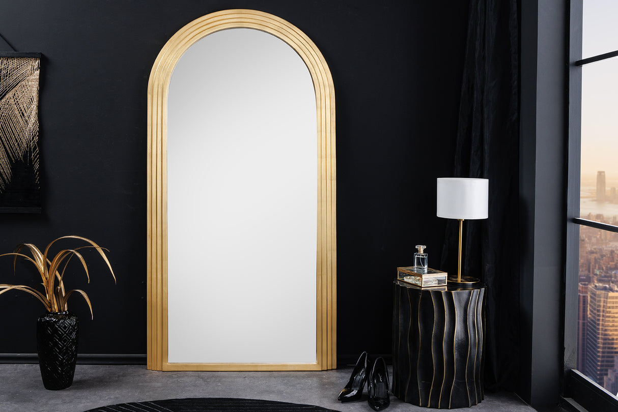 Wall mirror ART DECO 160cm gold