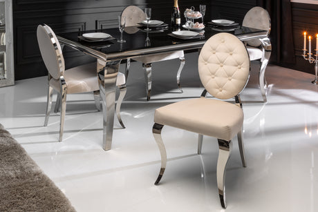 Chair MODERN BAROCK velvet beige