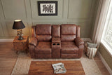 Cinema armchair HOLLYWOOD 2-seater antique brown