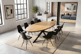 Esstisch GALAXIE 240cm oval Mangoholz naturbraun