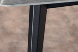 Dining table MILANO 160cm ceramic anthracite marble