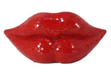 Decoration DISCO LIP 30cm 3D mosaic lips red