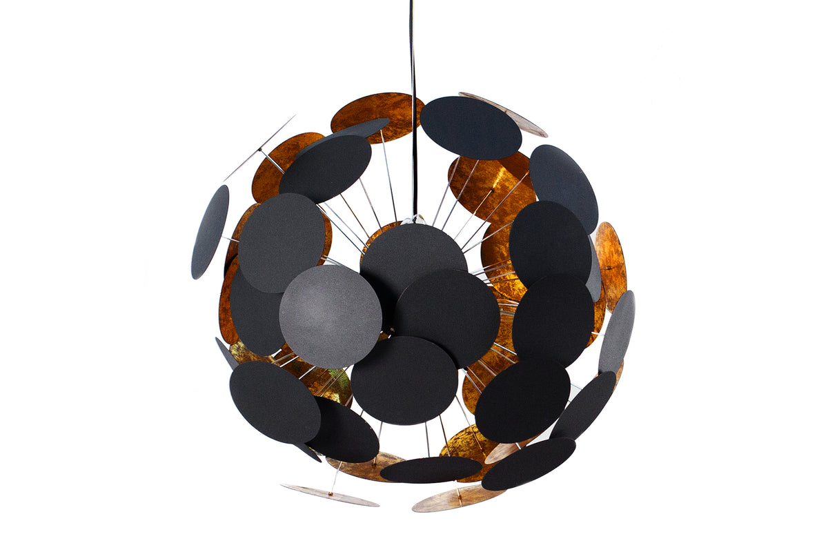 Závěsné svítidlo INFINITY HOME 70cm černo-zlaté
