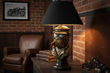 Table lamp BULLDOG 55cm bronze black shade