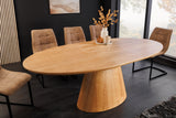 Dining table UNIQUE 160-200cm extendable oak wood verneered