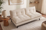 Sofa bed COCOONING 190cm 3-seater cord beige