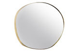 B-Wall mirror NOEMI 70cm asymmetric iron gold