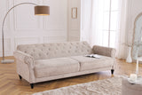 Schlafsofa MAISON BELLE AFFAIRE 220cm Bouclé Greige