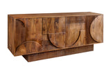 Sideboard ART DECO 170cm 3D Mangoholz braun