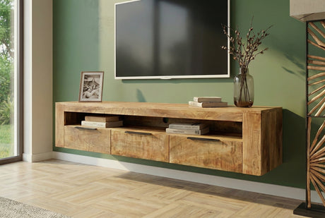 TV-Board IRON CRAFT 160cm hanging mango wood natural