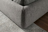 Bed MILANO 180x200cm vogue velour velvet grey