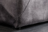 Bench EXTRAVAGANCIA 140cm microfibre antique grey