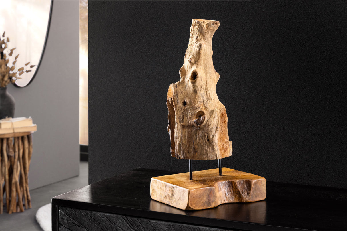 Ornament FLAMME 30-40cm Teakholz