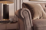 Sofa bed MAISON BELLE AFFAIRE 220cm vogue velvet greige