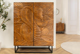 Highboard SNAKE 120cm brown mango wood