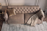 Sofa bed MAISON BELLE AFFAIRE 220cm vogue velvet greige