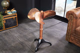 Beistelltisch OCEAN 75cm kupfer ohne Glasplatte