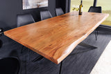 Dining table MAMMUT 200cm acacia wood 35mm honey finish