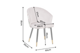 Chair MAISON CLASSIQUE velvet lilac