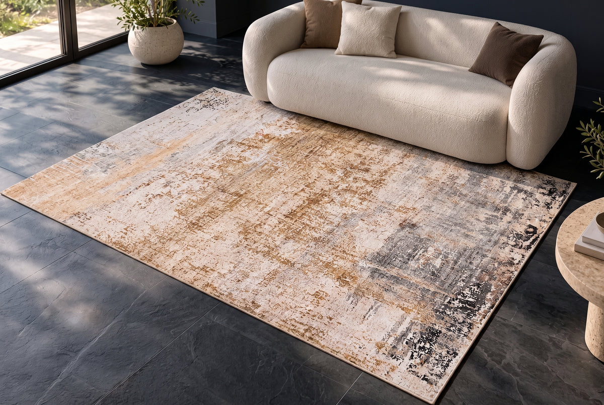 Teppich DESERT PATINA 240x160cm Patina-inspiriertes Muster sand greige taupe