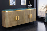 Sideboard VENEZIANO 160cm Mangoholz und Marmorplatte