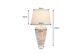 Table lamp PURE NATURE 65cm Mango