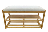 Shoeshelf ZEN-BO 80cm bamboo natural beige