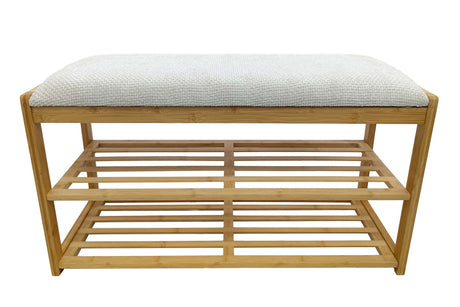Shoeshelf ZEN-BO 80cm bamboo natural beige