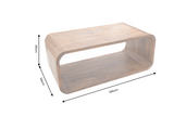 Couchtisch TV-Board CUBUS 100cm Sheesham Holz