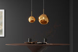 Pendelleuchte LIQUID DIAMOND 35cm Glas gold