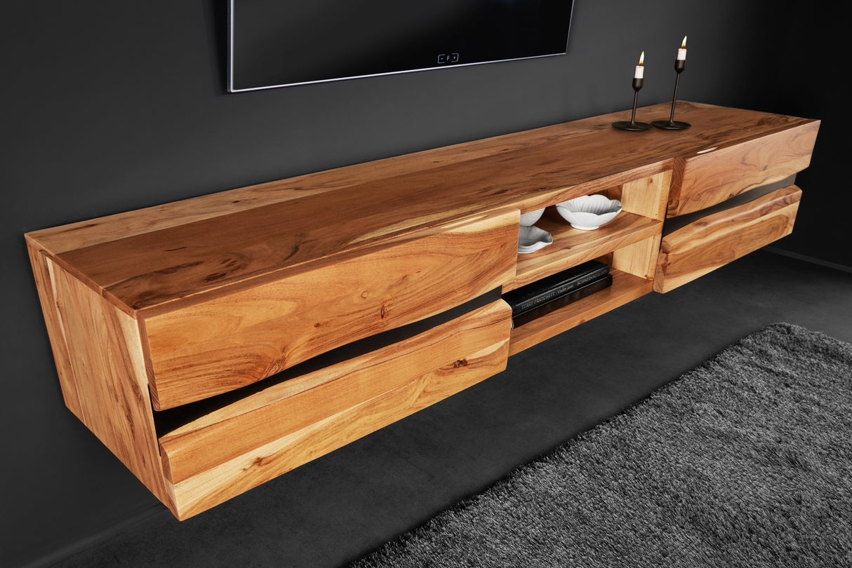 TV-Board AMAZONAS 160cm hanging acacia wood