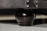 Sofa CHESTERFIELD 205cm 3-Sitzer Samt grau