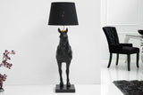 Stehlampe BLACK BEAUTY 130cm schwarzes Pferd