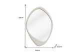 Wall mirror ORGANIC 90cm greige
