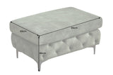 Stool MODERN BAROCK 95cm velvet dark green