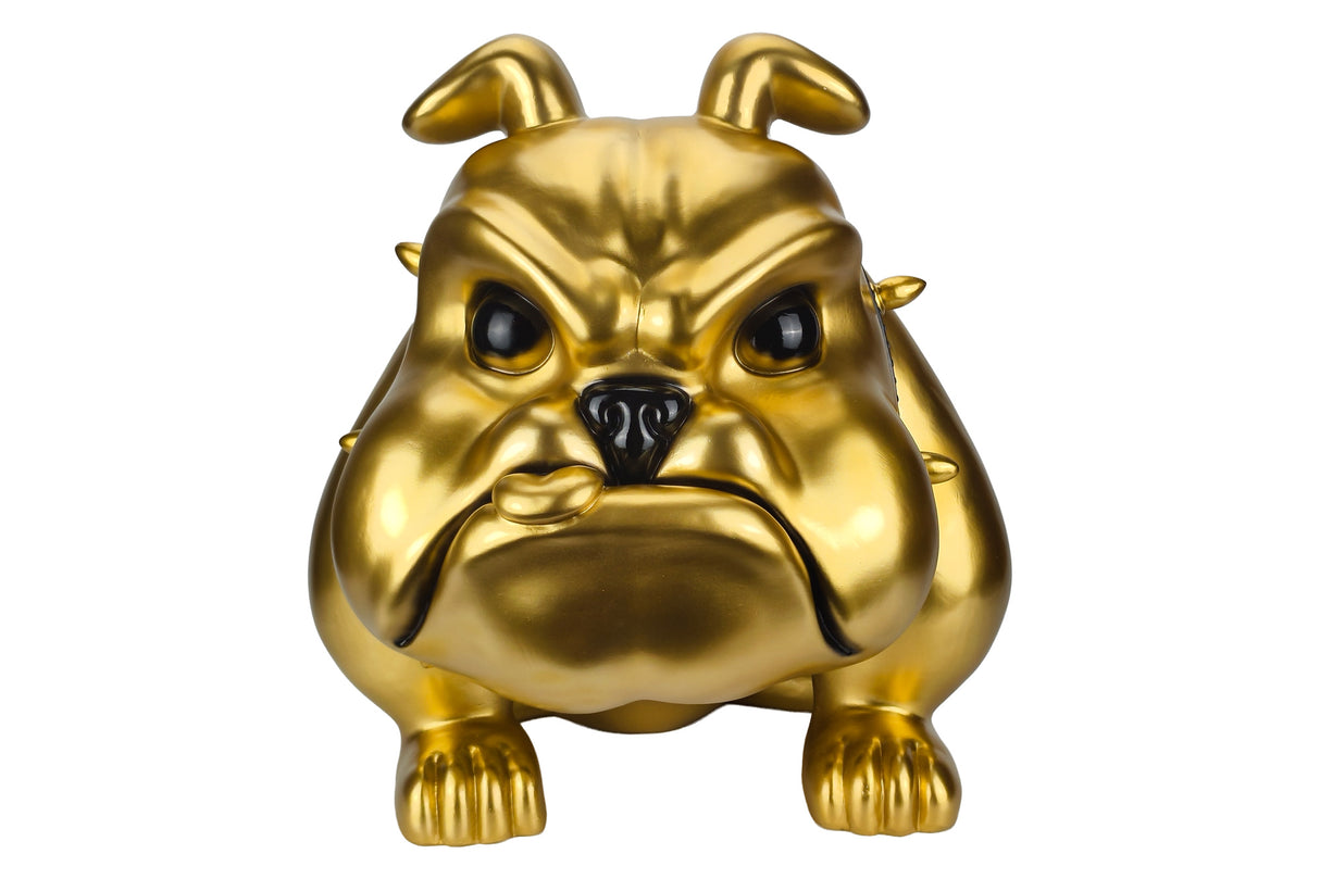 Decoration sculpture BULLDOG 70cm gold