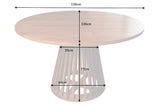 Dining table MAISON JADE 130cm round acacia wood